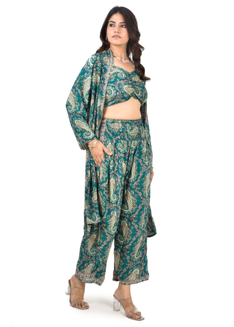 DIMPI GREEN CO-ORD SET