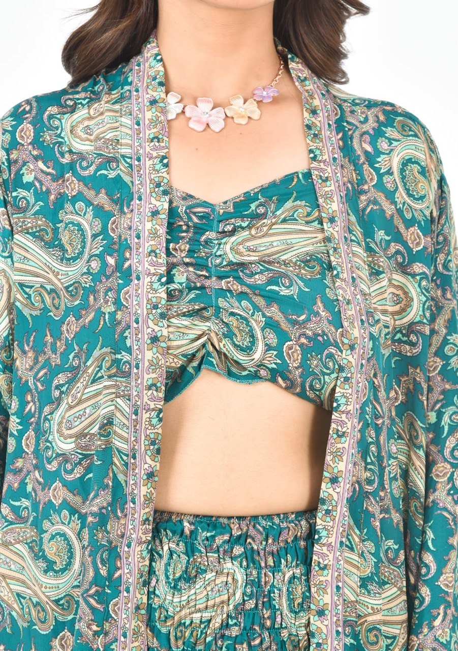 DIMPI GREEN CO-ORD SET