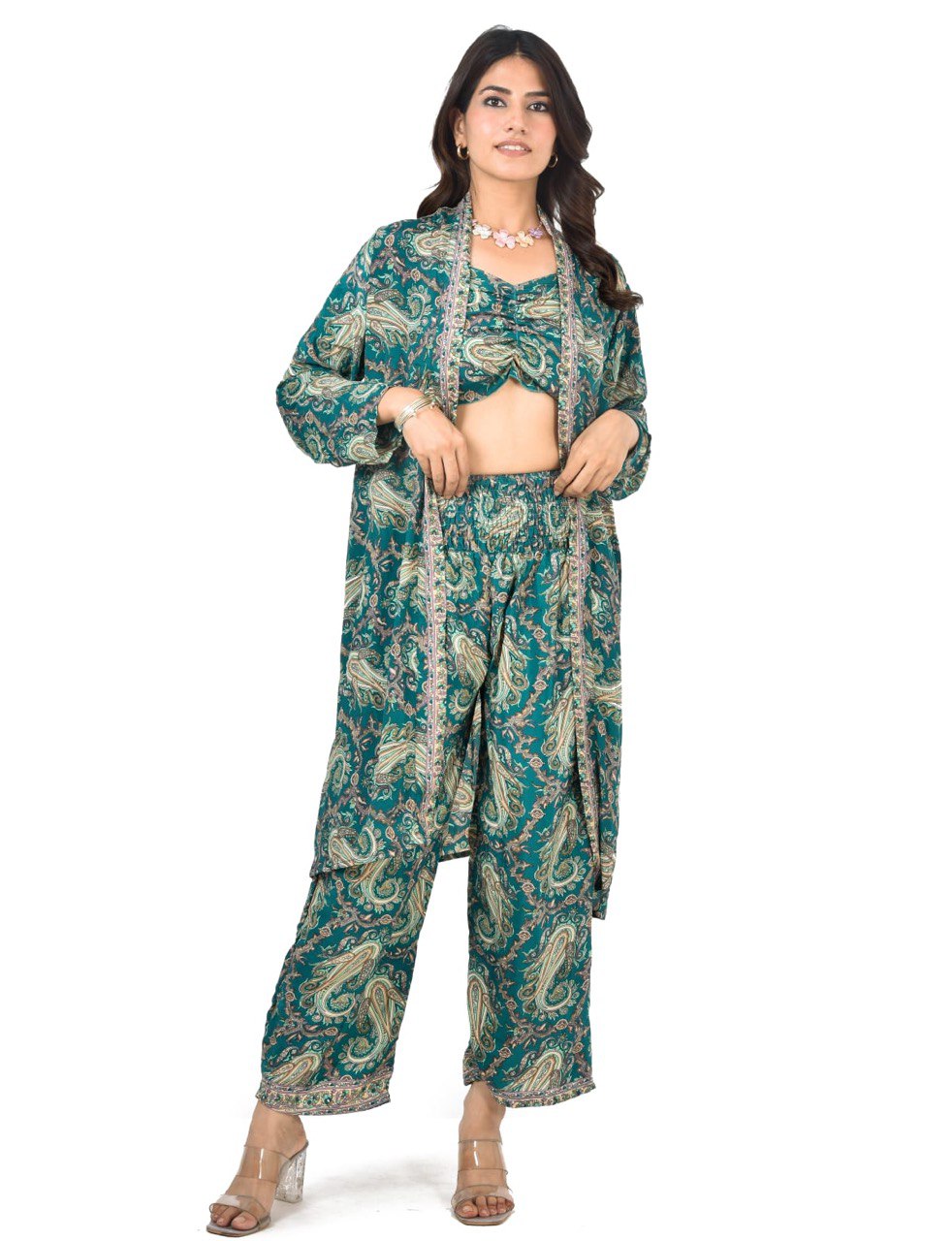 DIMPI GREEN CO-ORD SET