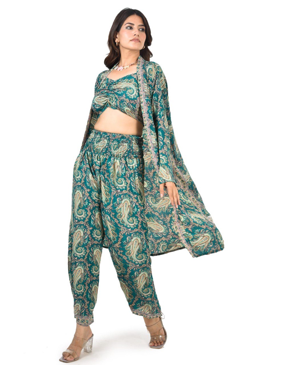 DIMPI GREEN CO-ORD SET