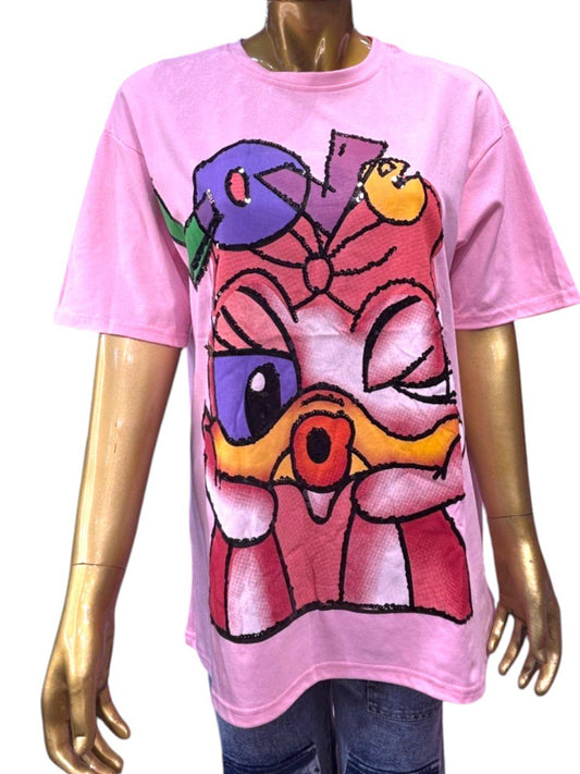 Pink love minni T-SHIRT