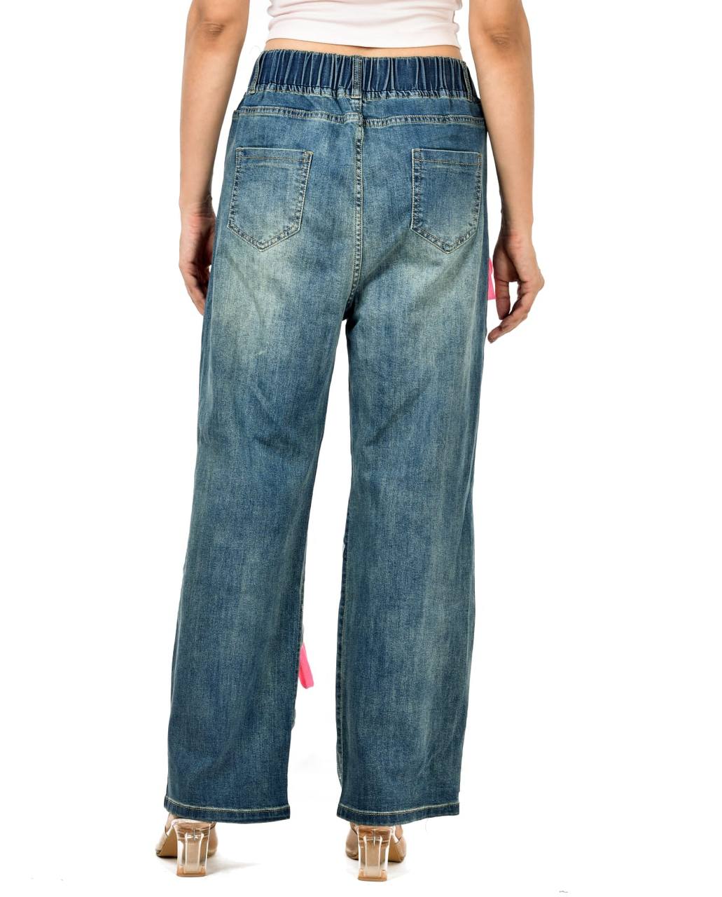 Sequence work shoe jeans jagging
