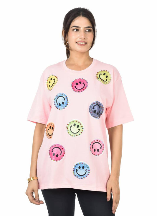 Smily peach T-Shirt