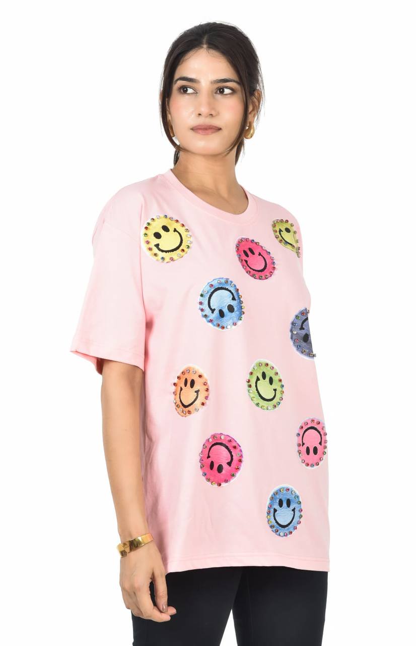 Smily peach T-Shirt
