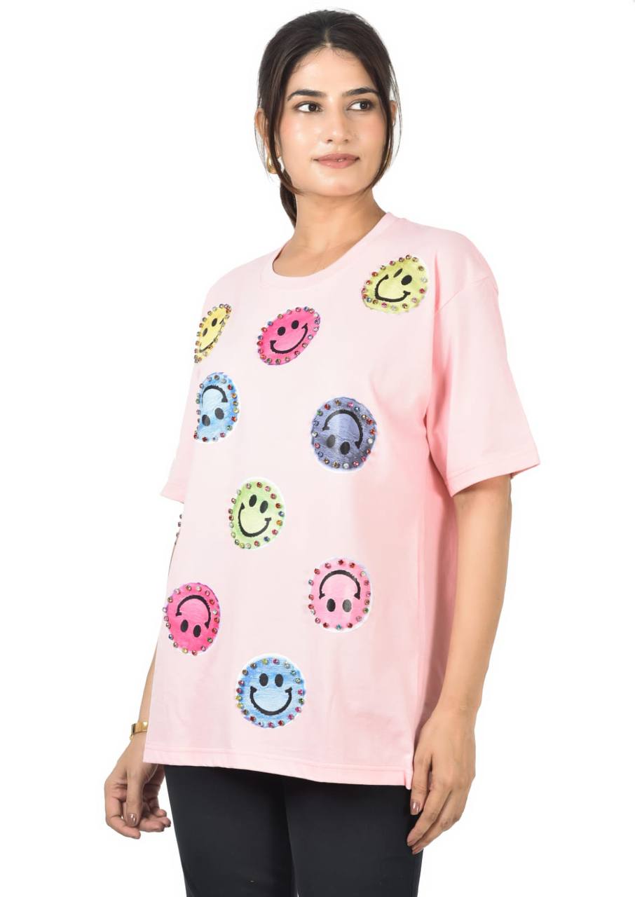 Smily peach T-Shirt