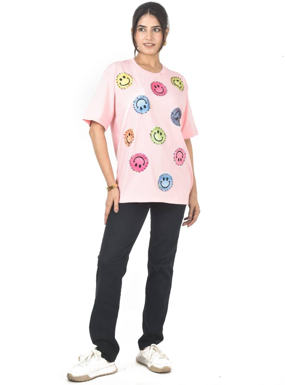 Smily peach T-Shirt
