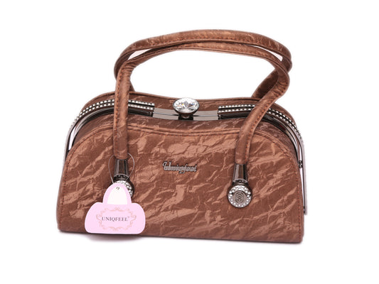 Shaila brown hand bag