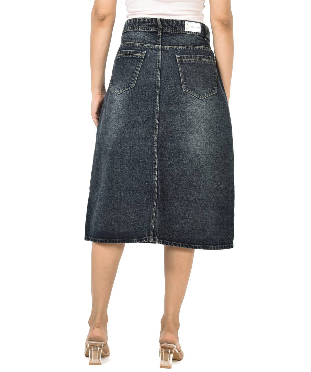 EVA black skirt
