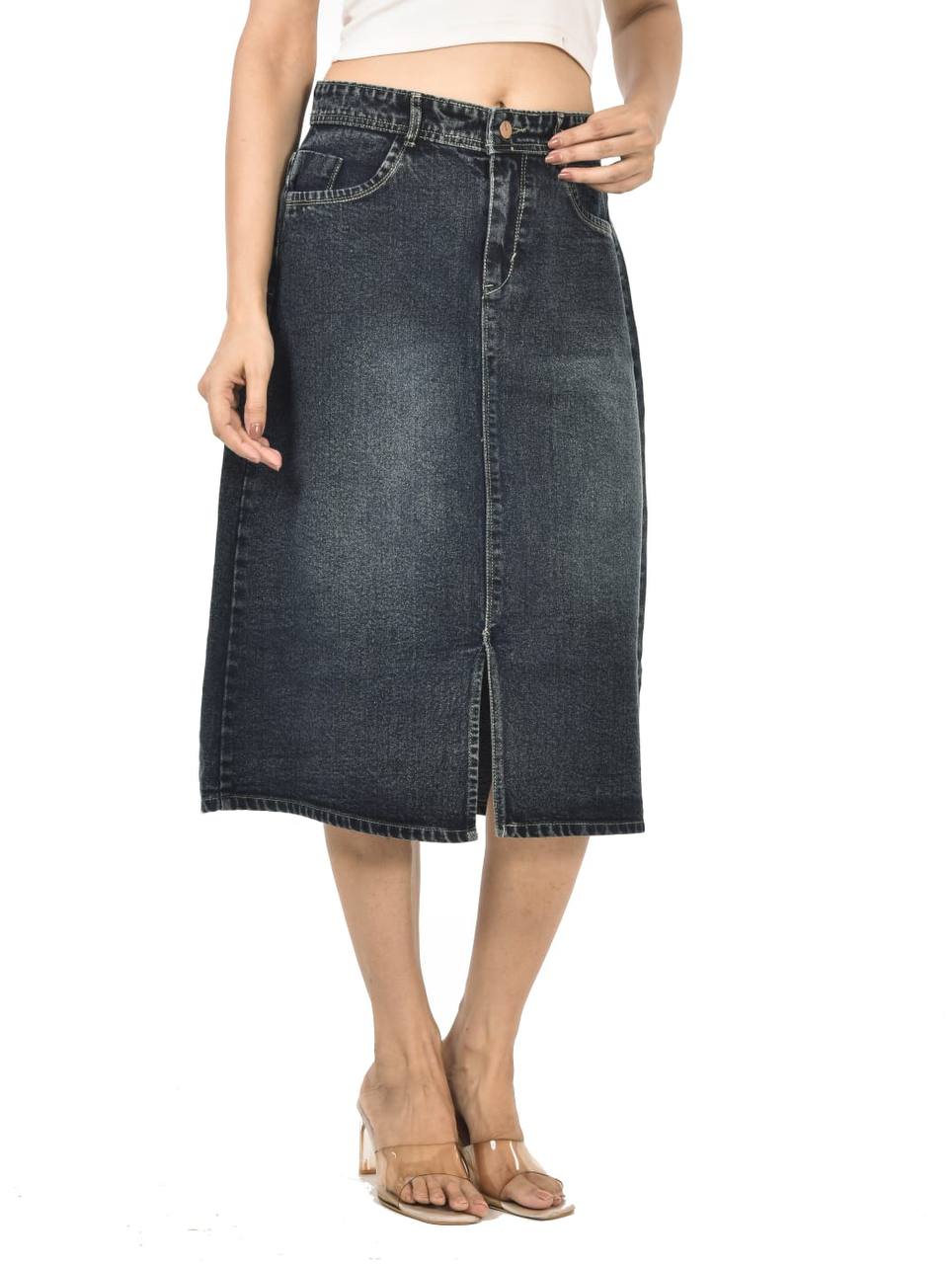EVA black skirt