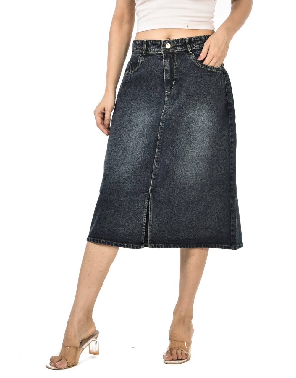 EVA black skirt