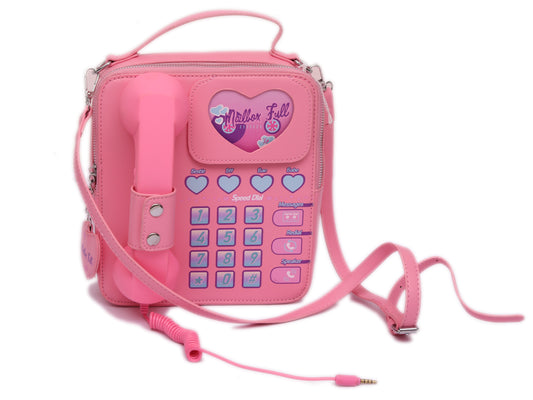 PINK DIL KA TELIPHOON BAG