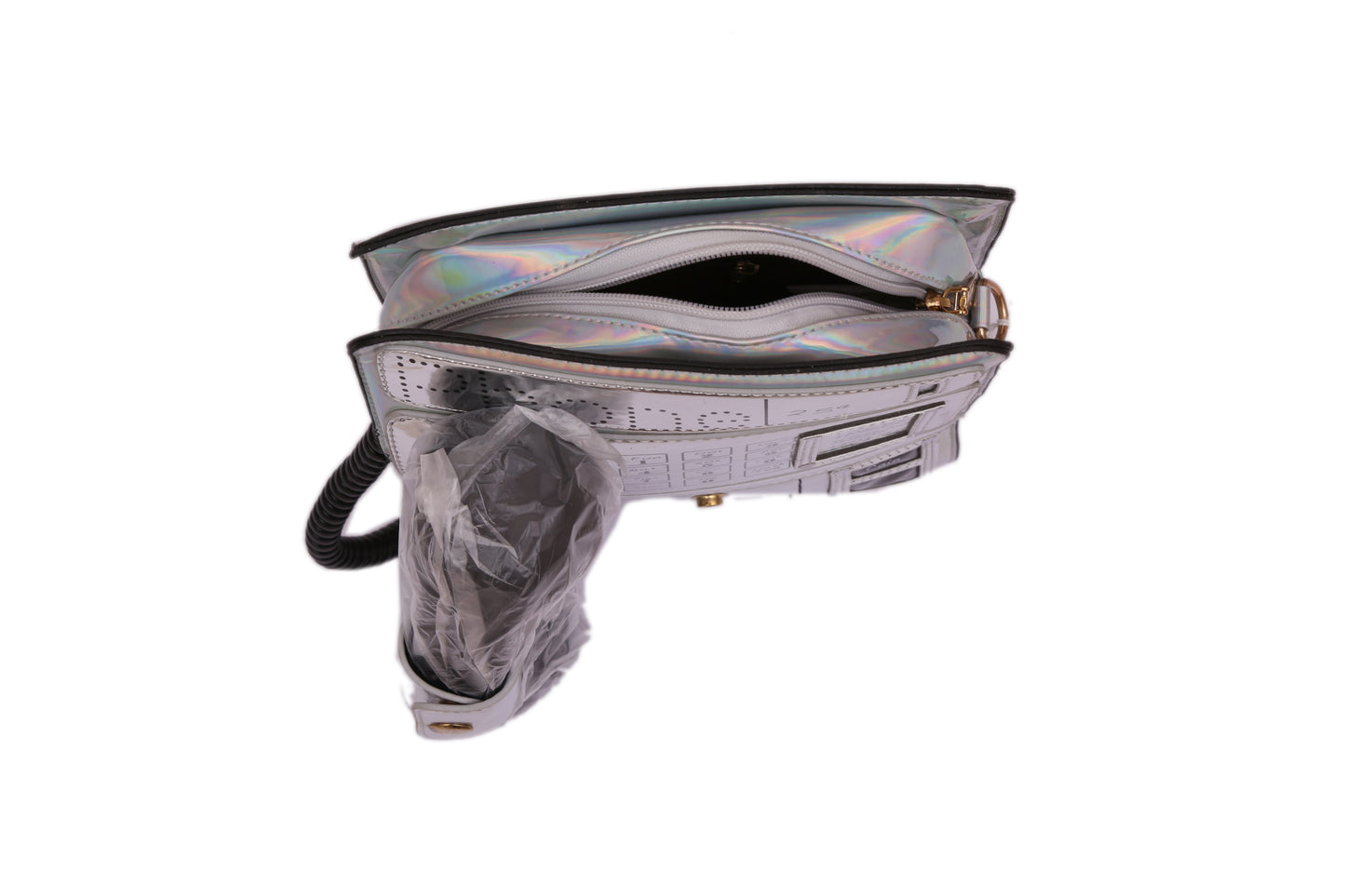 SILVER TRIN TRIN TELIPHOON BAG
