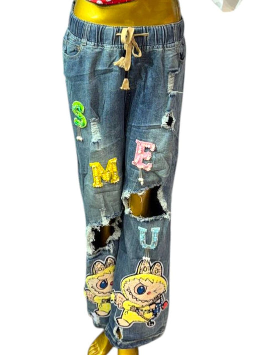 Labubu-2 jeans Jeggings
