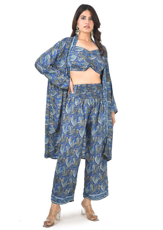 Dimpi blue co-ord set