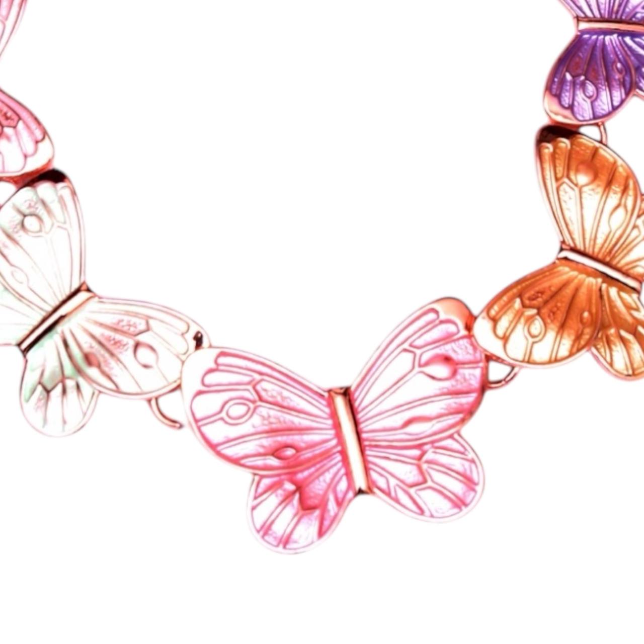 5-Butterfly chain necklace