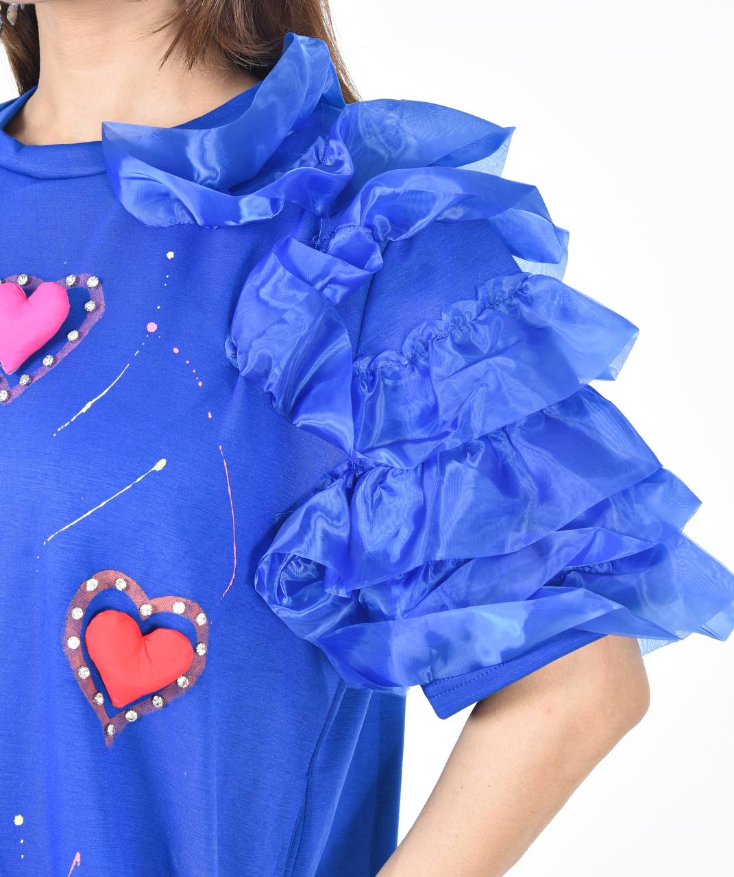 Korean Blue love dress