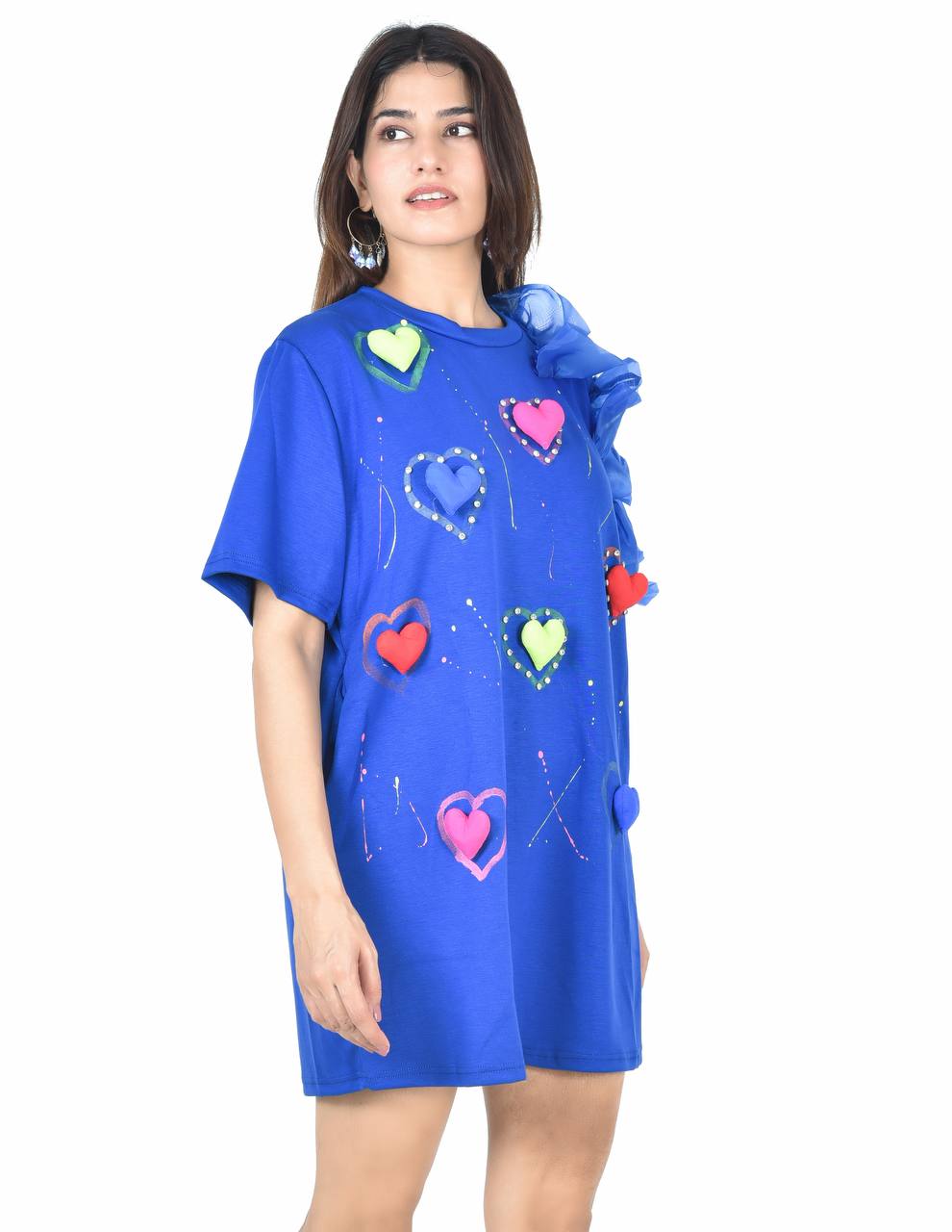 Korean Blue love dress