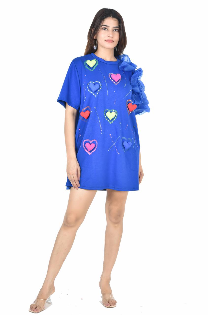 Korean Blue love dress