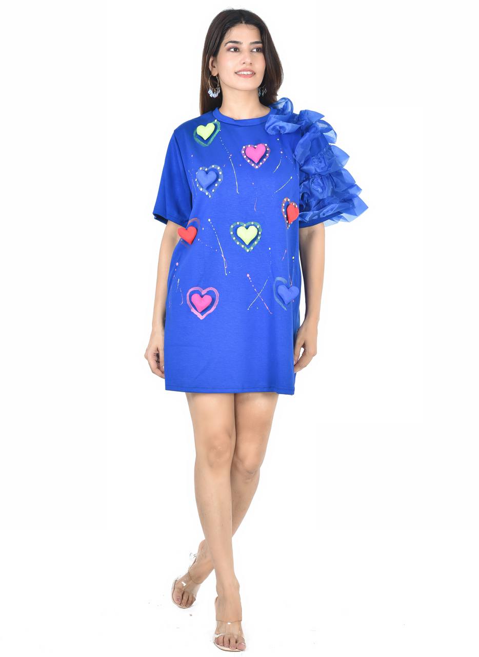 Korean Blue love dress