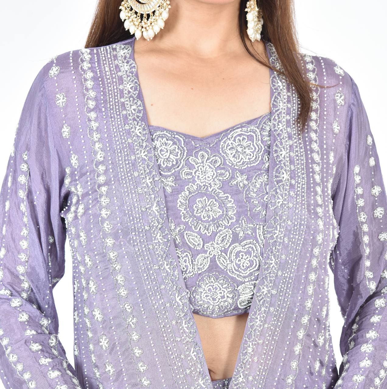 Arsheena turquoise suit