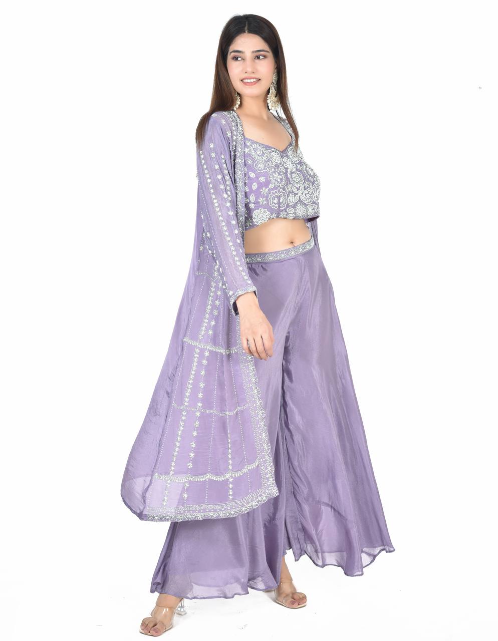 Arsheena turquoise suit