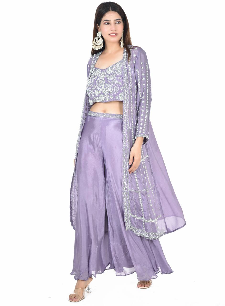 Arsheena turquoise suit