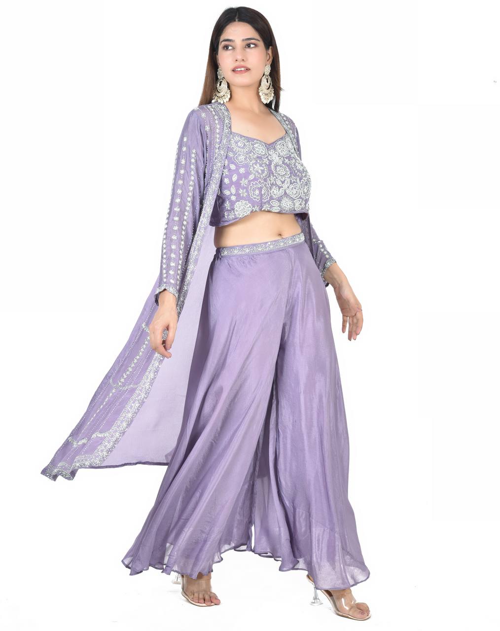 Arsheena turquoise suit