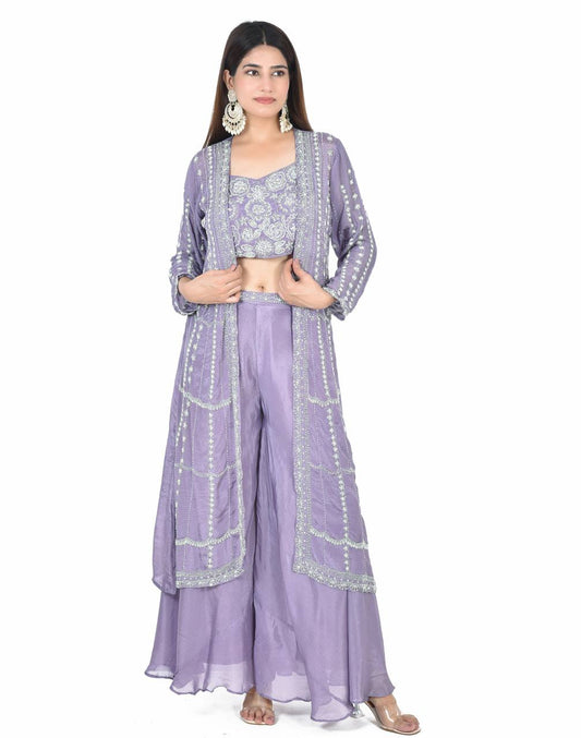 Arsheena turquoise suit