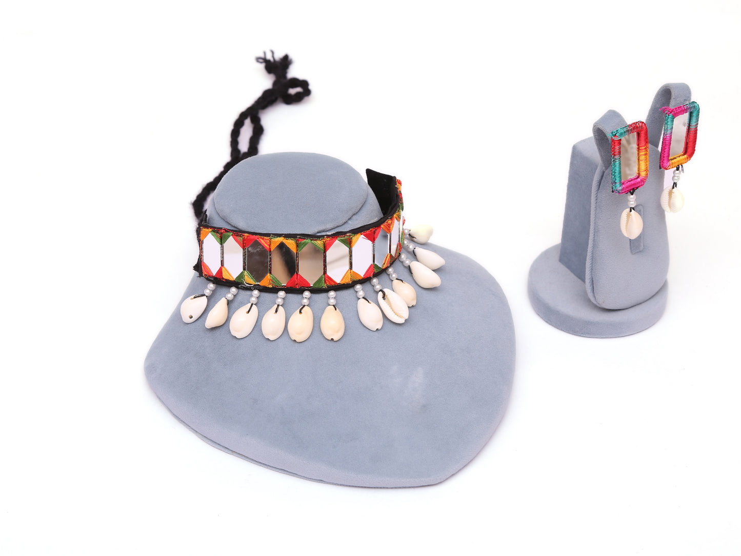 Mirror hexa codi choker necklace
