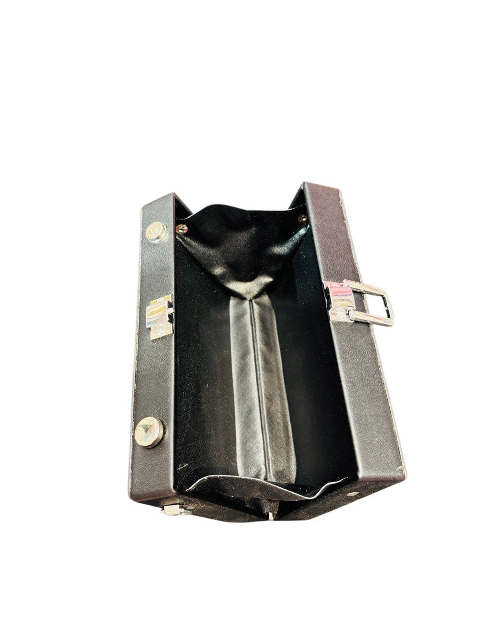 Small black influncer camera hand bag