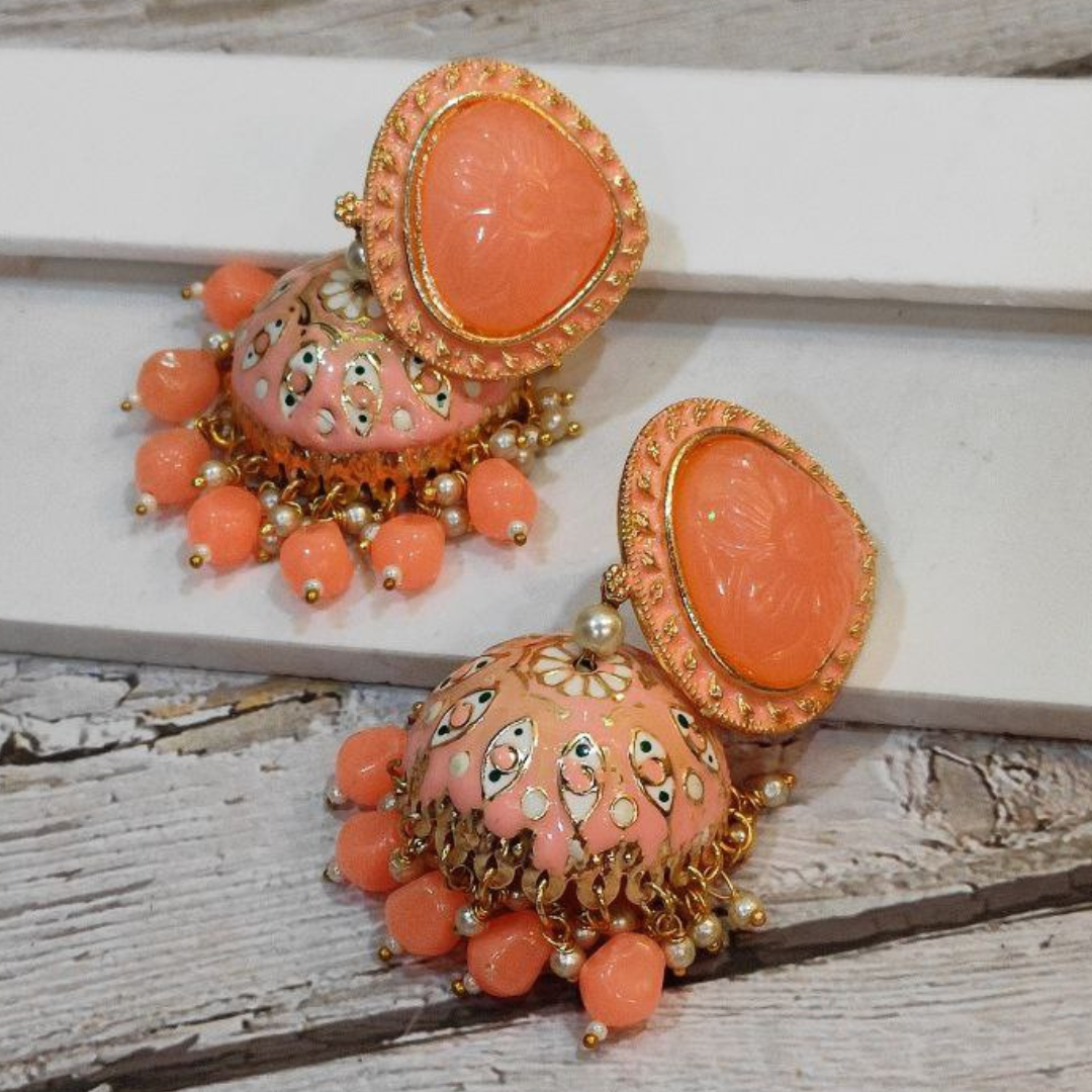 ISHQ PEACH EARRING