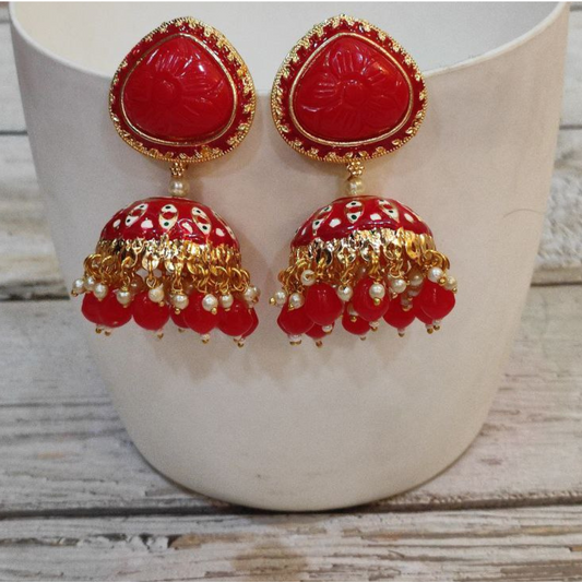 ISHQ RED EARRING