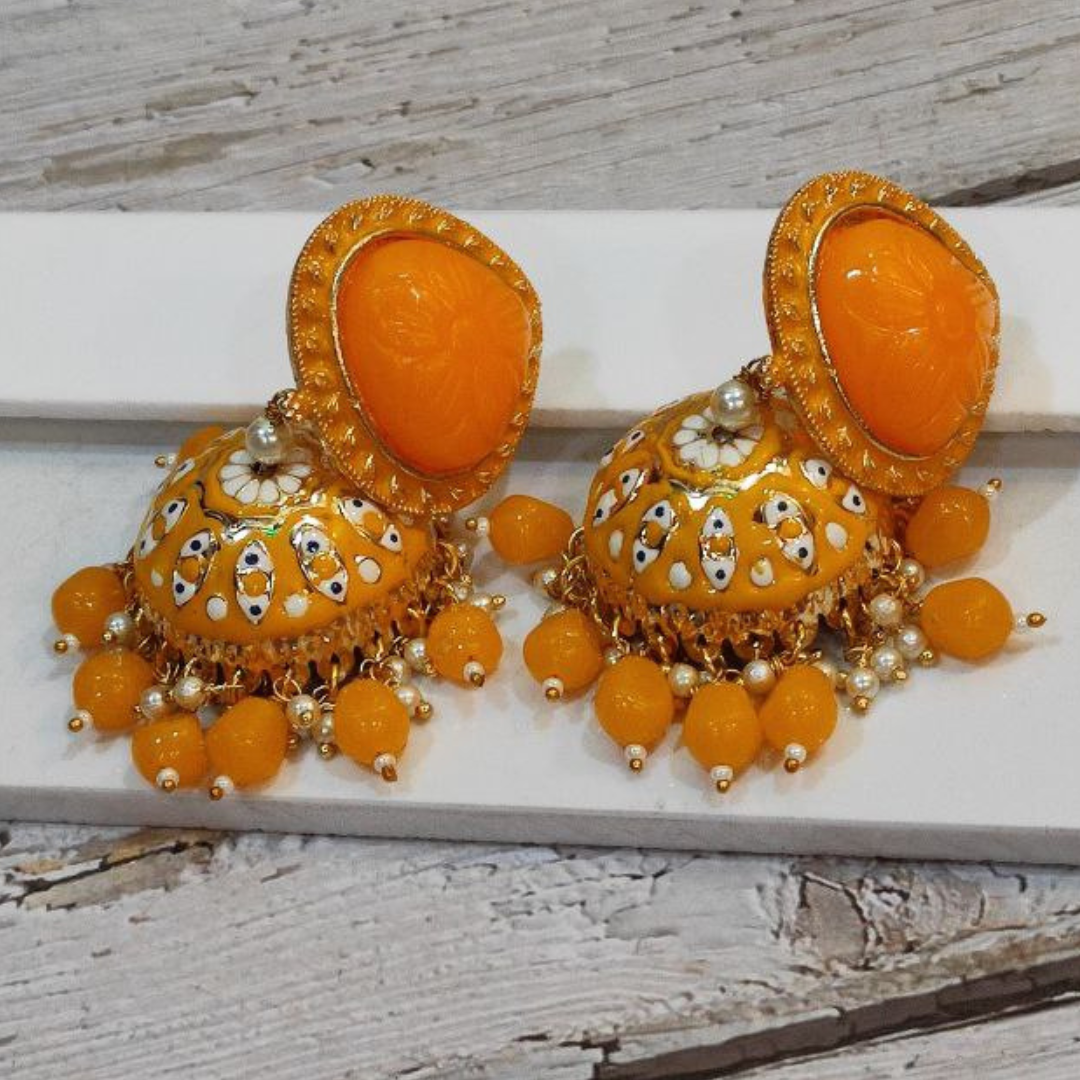 ISHQ YELLOW EARRING