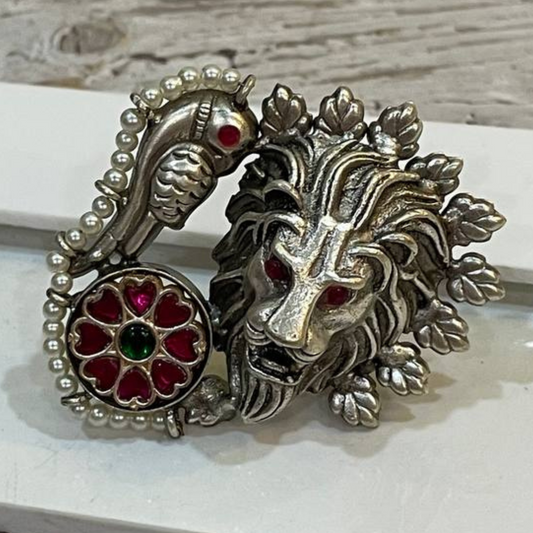 KESARI RANI SILVER RING