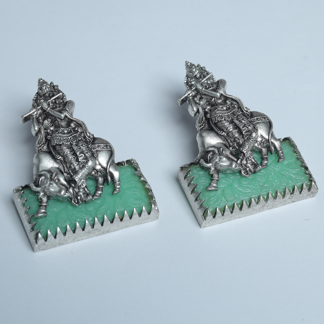 NANDGOPALA MINTGREEN EARRING