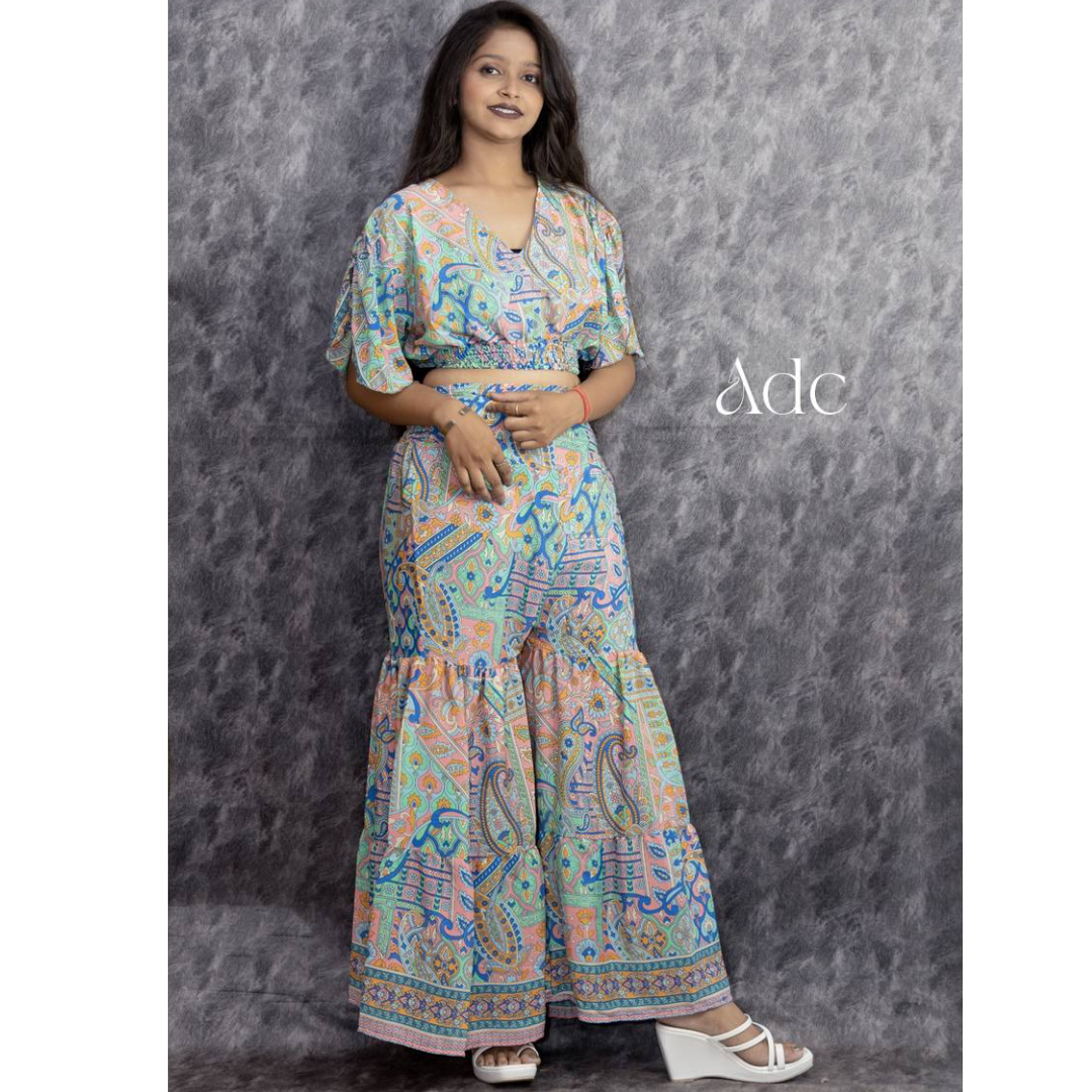 KYLIE PISTA SHARARA CO-ORD SET