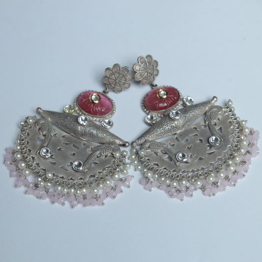 CELINE PINK EARRING