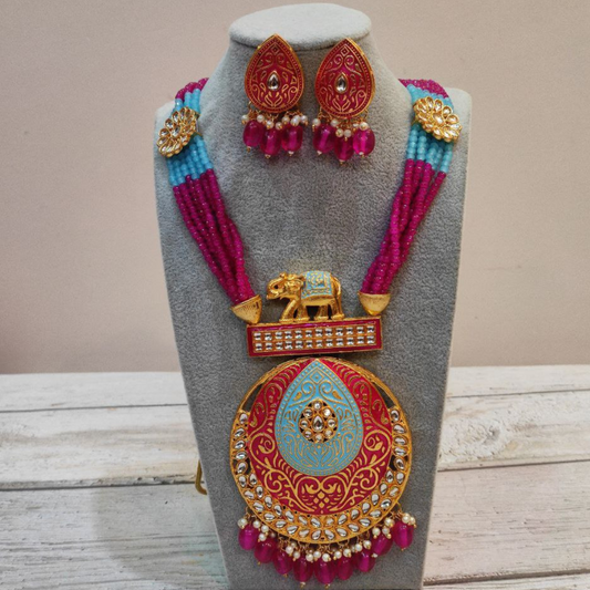 SAANVI AQUA-RANI NECKLACE