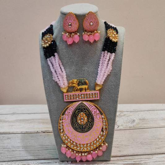 SAANVI PINK NECKLACE