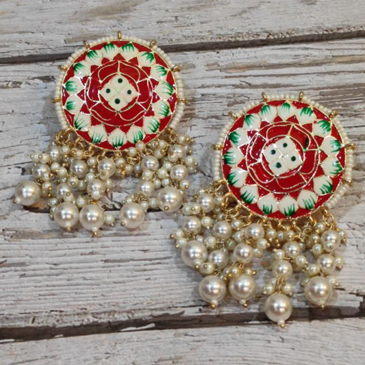 SAWAN RED EARRING