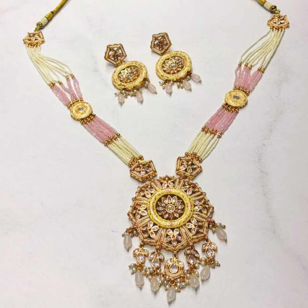DEEKSHITA PINK NECKLACE