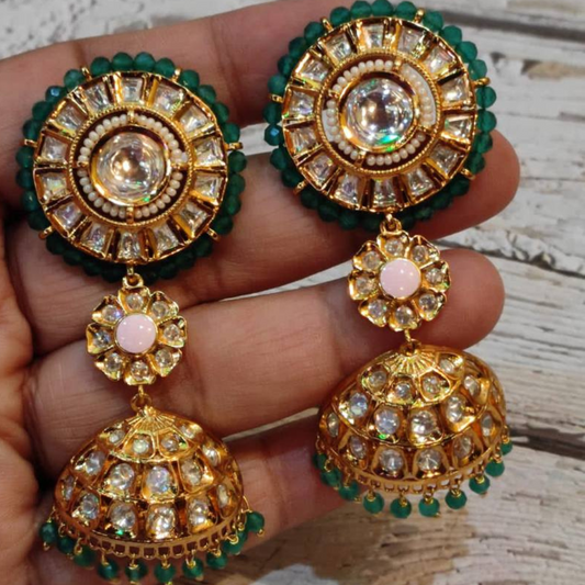 SHAHHI-HUSAN TEAL EARRING
