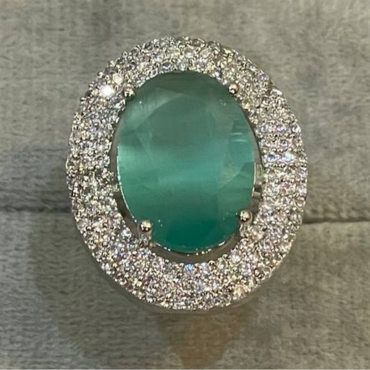 MOON TURQUOISE RING