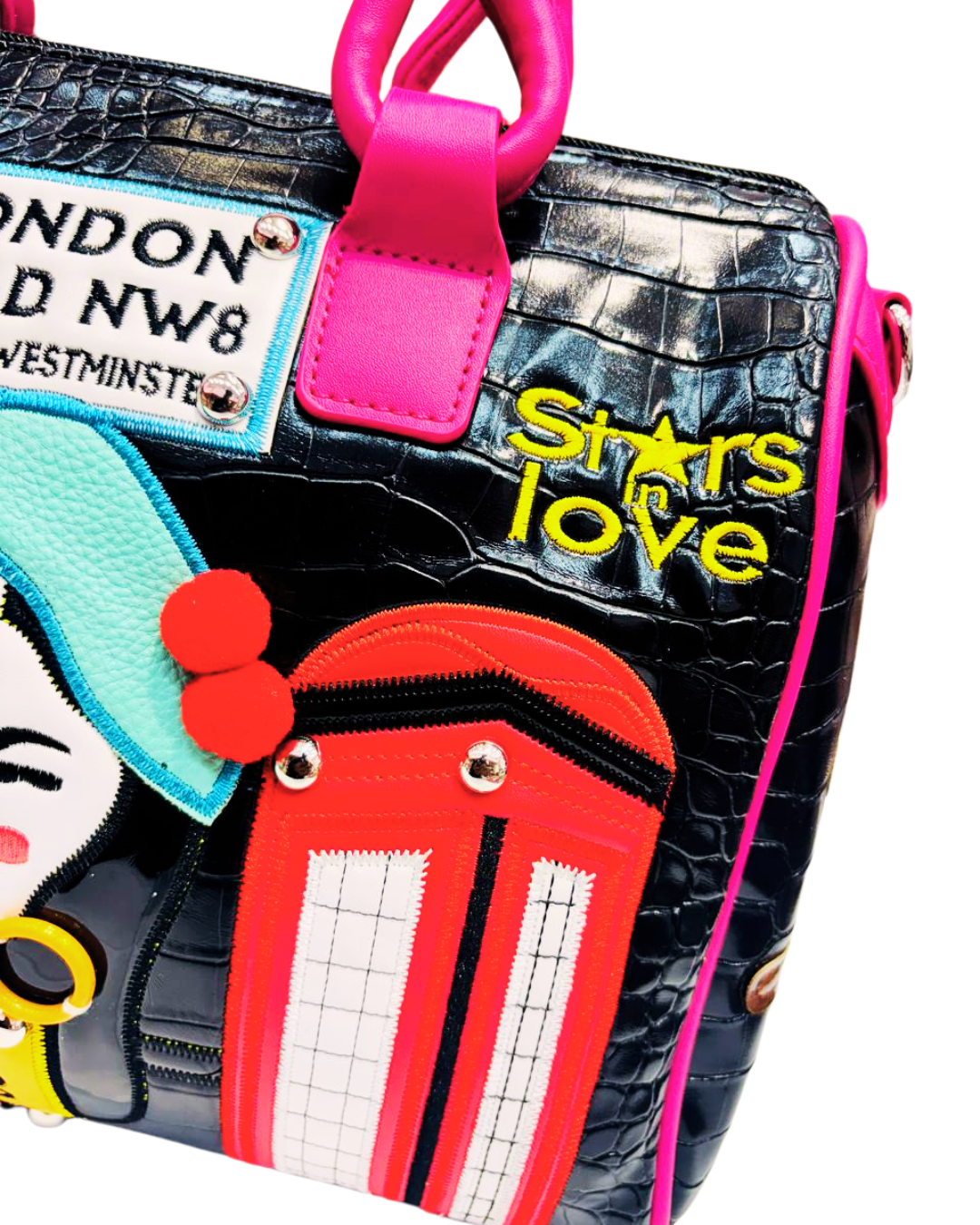 Black  Korean love bags