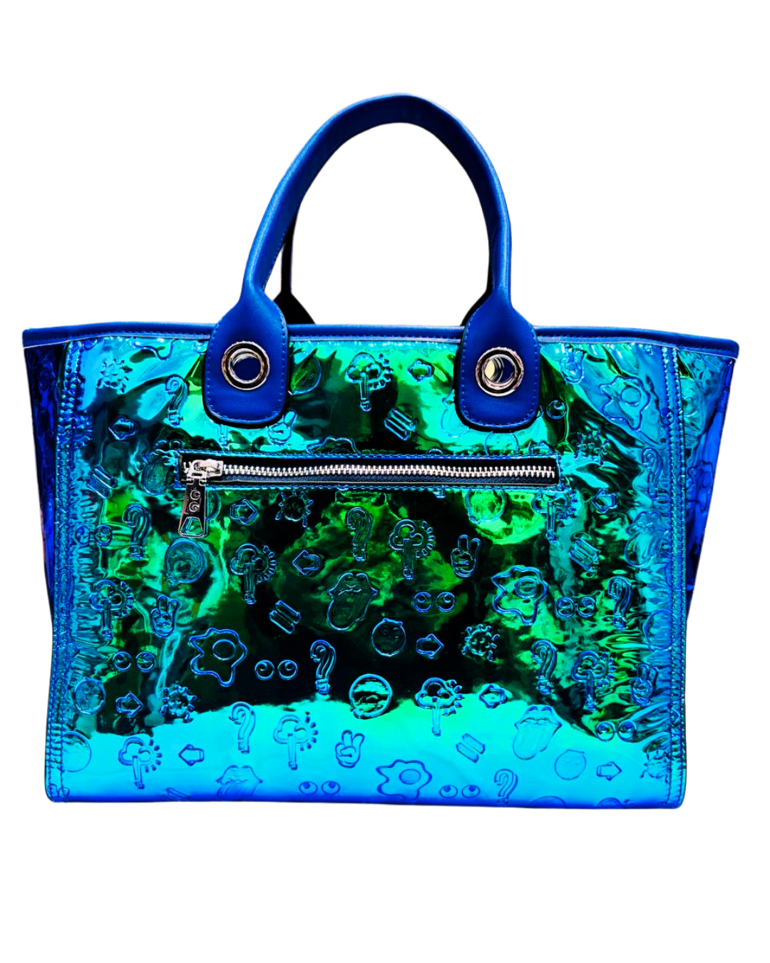 Blue Korean love bags