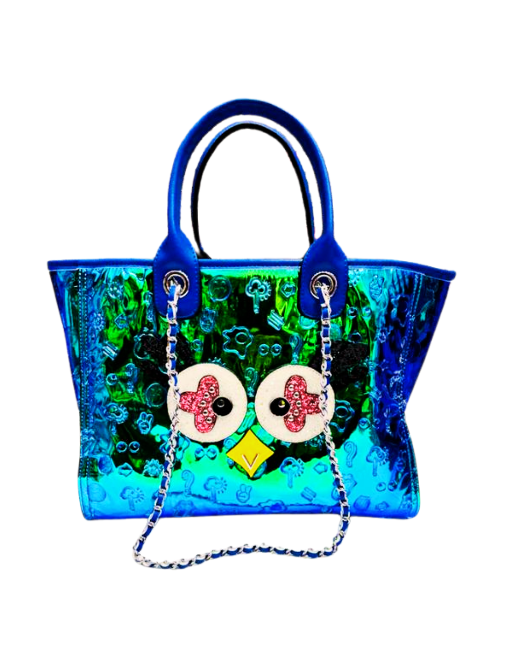 Blue Korean love bags