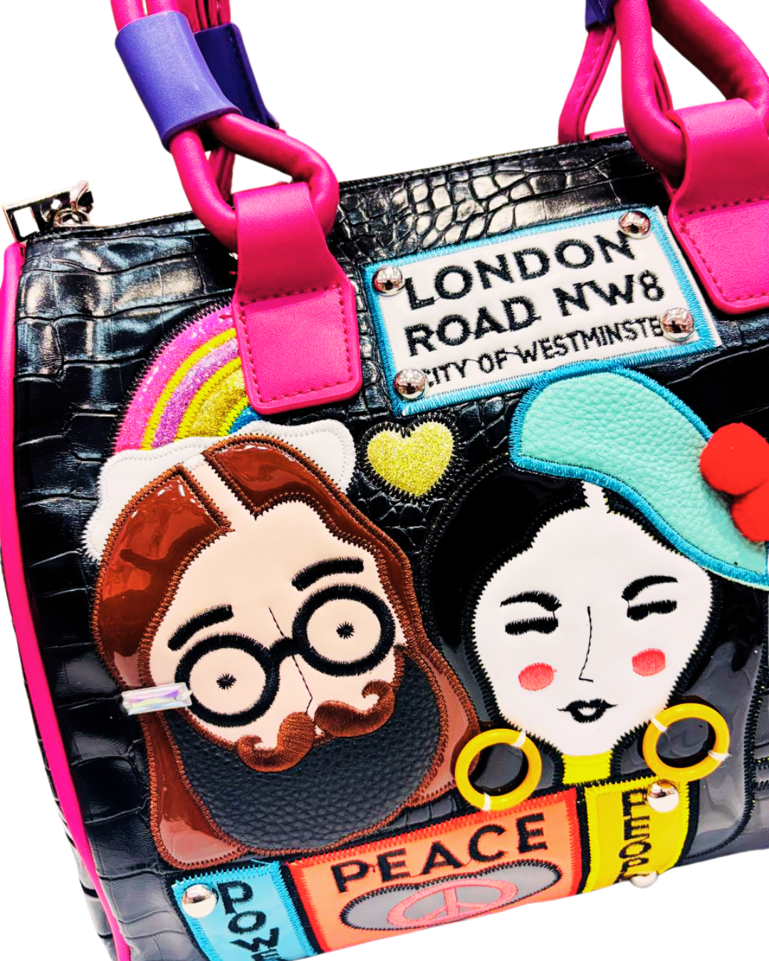 Black  Korean love bags