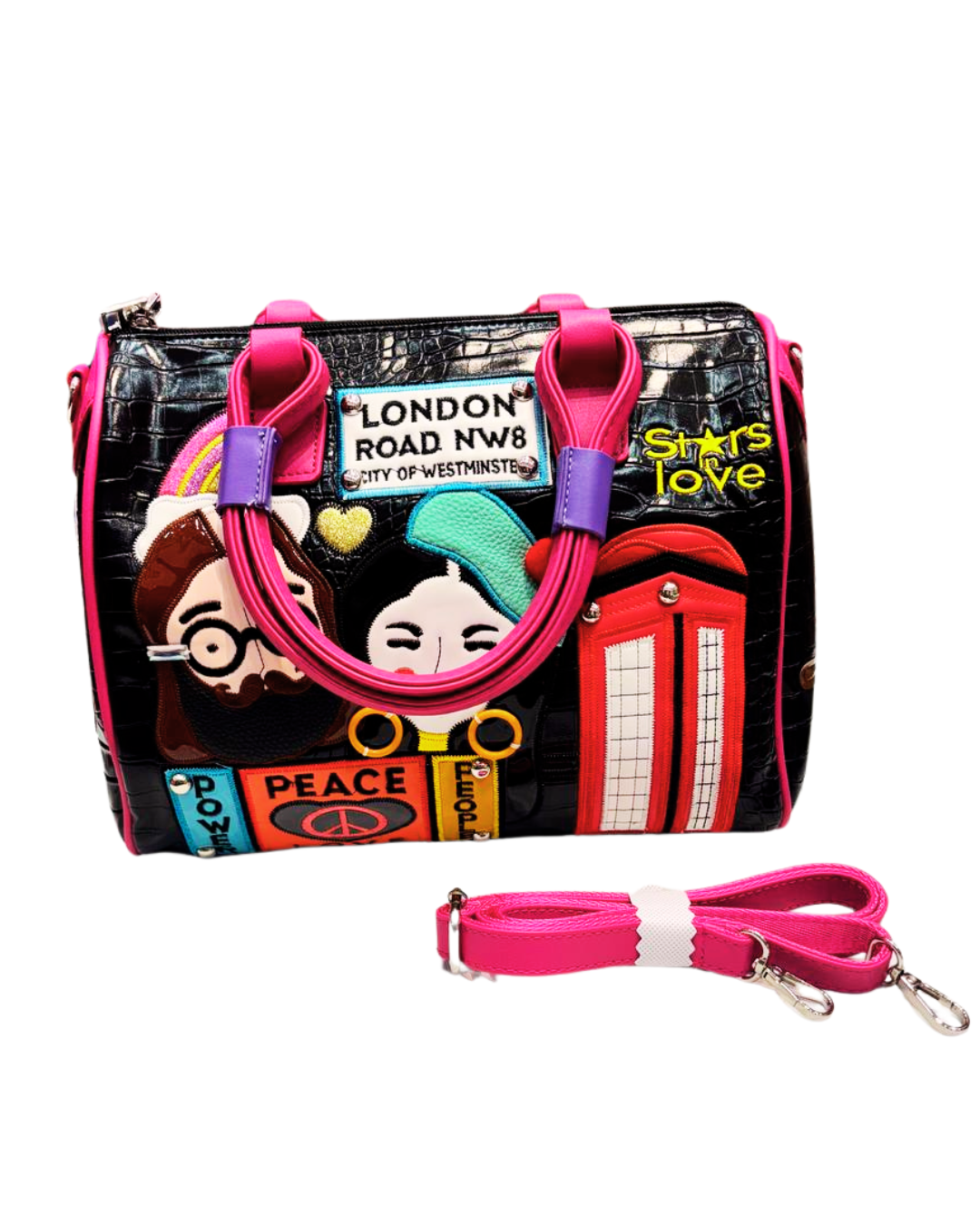 Black  Korean love bags