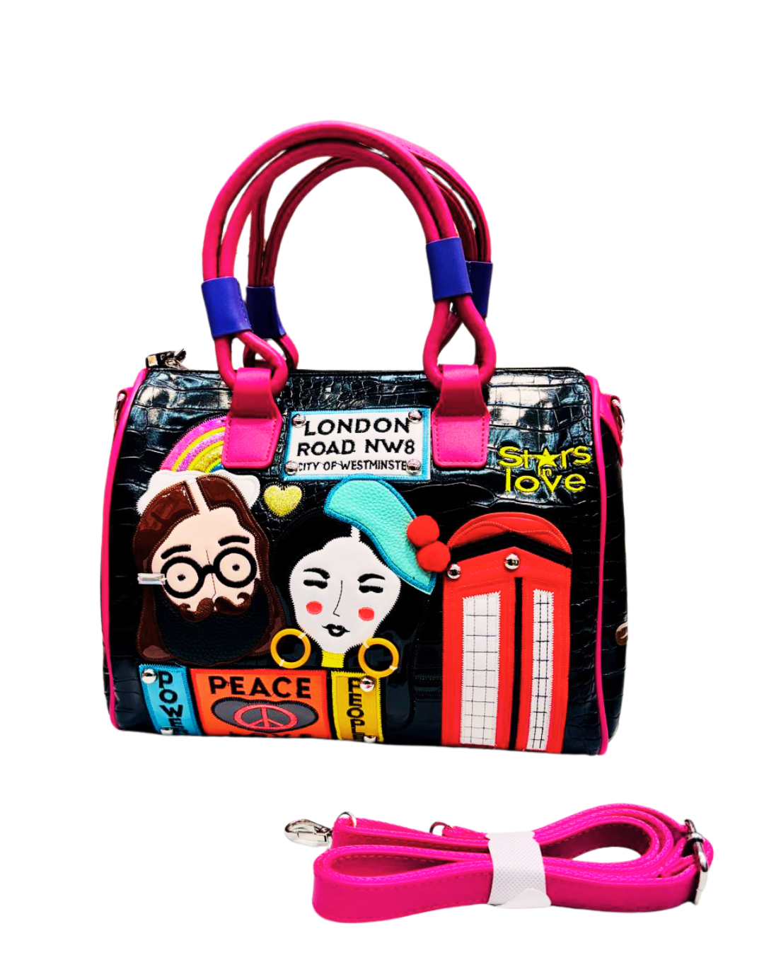 Black  Korean love bags