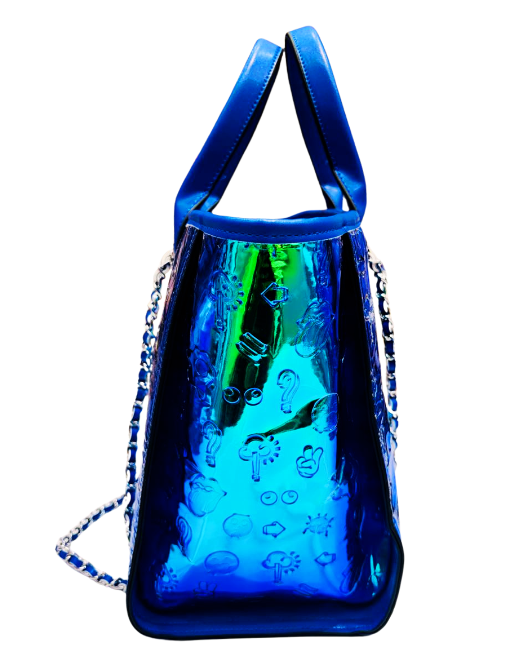 Blue Korean love bags